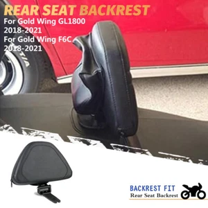 Motorcycle Black Driver Backrest Back Support For Honda Goldwing GL1800 18-21 - Picture 1 of 21