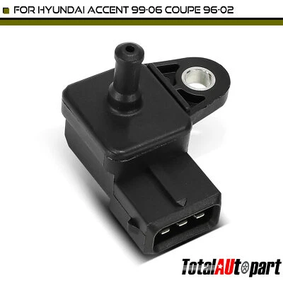 Sensor de pressão coletor (MAP) para Hyundai Accent 1999-2006 Coupe 96-02 Lantra - Imagem 1 de 4