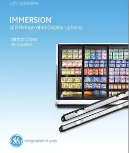 GE Immersion LED cooler lighting kit for 3 door 6' refrigerated display cases - Picture 1 of 4