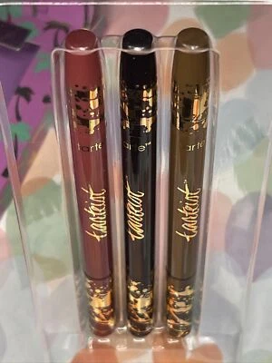 Tarte Tarteist DREAM TEAM Eye Liner TRIO Burgundy Black Brown DUAL END NIB - Image 1 of 4