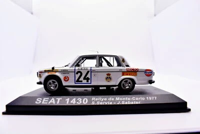 Modellino auto rally scala 1:43 Seat 1430 diecast modellismo statico collezione - Immagine 1 di 4