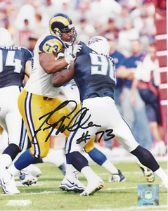 Signed 8x10 FRED MILLER St Louis Rams Autographed photo - w/COA - Picture 1 of 1