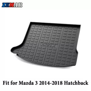 Alfombra alfombrilla revestimiento maletero carga maletero maletero maletero para Mazda 3 2014-2018 hatchback - Imagen 1 de 9