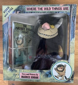 Vintage Where the Wild Things Are 1993 VHS Video und Monsterpuppe Neu im Karton - Bild 1 von 7