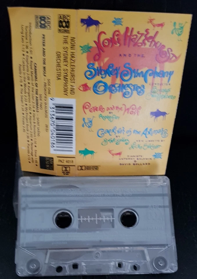 Noni Hazlehurst and the Sydney Symphony Orchestra - 1988 cassette tape excellent - Image 1 of 1