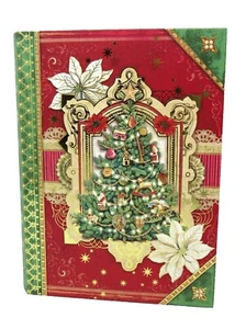 Caja de libros de anidación Pooch Sweetheart árbol de Navidad victoriano 81313 LG Punch Studio - Imagen 1 de 5