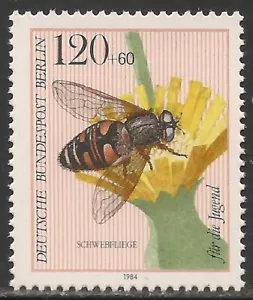 Germany Berlin #9NB212 VF MNH - 1984 120pf + 60pf Eristalis Tenax - Picture 1 of 1