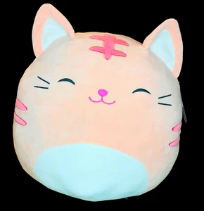 Squishmallows PAULITA The PINK CAT 16" Plush, ORIGINAL EDITION 2020 RARE & HTF! - Picture 1 of 9