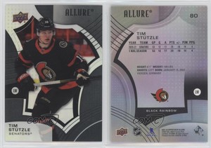 2021-22 Upper Deck Allure Black Rainbow Tim Stutzle #80