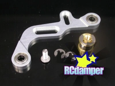 ALUMINUM REAR GEAR BELT TENSION MOUNT w/Wheelie S HPI SUPER NITRO RS4 2 speed - Image 1 of 2