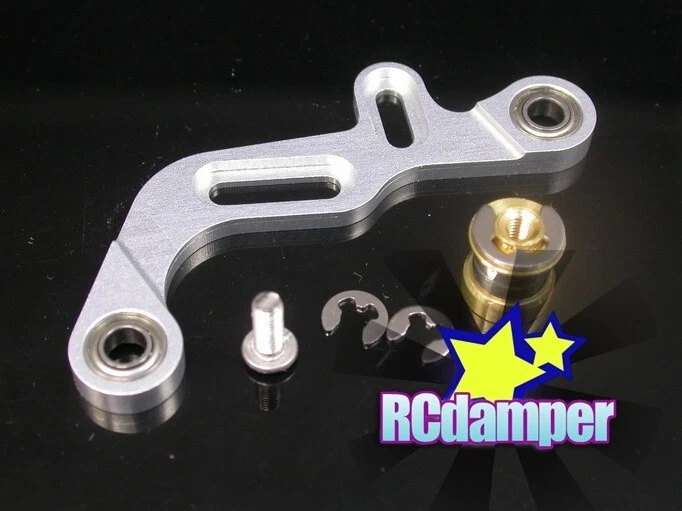 ALUMINUM REAR GEAR BELT TENSION MOUNT w/Wheelie S HPI SUPER NITRO RS4 2 speed - Image 1 of 2