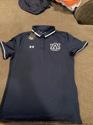 Auburn University Under Armour Golf Shirt Womens S New With Tags  - Image 1 of 3