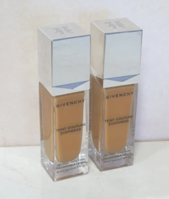 (2) GIVENCHY TEINT COUTURE EVERWEAR 24H WEAR BASE SATINADA - P340 - 1 OZ Foto 1 de 3
