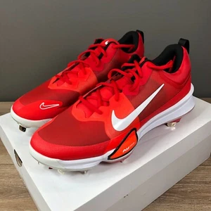 Men's Nike Force Zoom Trout 9 Pro Baseball Cleats Red Men's 13 FB2907-600 NEW - Picture 1 of 13