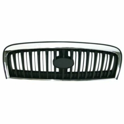Parrilla delantera cromada/negra para Hyundai Sonata 2002 2003 2004 2005 Foto 1 de 2