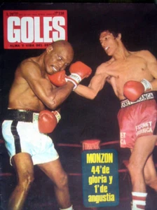 CARLOS MONZON vs BENNIE BRISCOE - Revista Original Siete Dias Argentina 1972 - Imagen 1 de 1