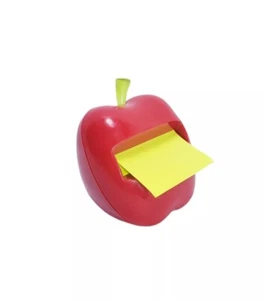 Post-it Pop-up Notes  Apple-Shaped Dispenser and 50 Post-it paper -  Weighted  - Picture 1 of 10