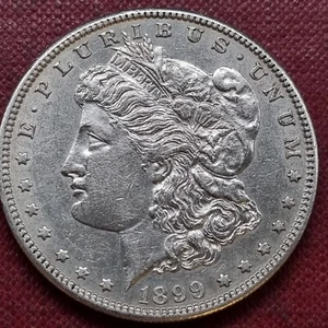 1899 P Morgan Dollar 1 $ Silber High Grade UNC Details Philadelphia #89575 - Bild 1 von 2