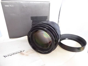 Voigtlander NOKTON 50mm f/1.1, Leica M/VM montaje con capó en caja - Imagen 1 de 7