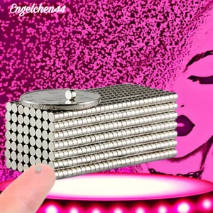 Magnete Mini Bastelmagnet 3X2 mm Neodynium Starke Kühlschrankmagnete Büromagnete - Bild 1 von 4