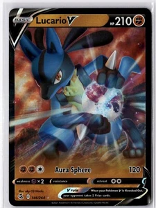 Lucario V 146/264 Fusion Strike NM Full Ultra Rare Pokemon Card - Picture 1 of 2