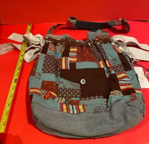 Upcycled Denim Jeans Tasche Schultertasche - Handarbeit - Bild 1 von 4