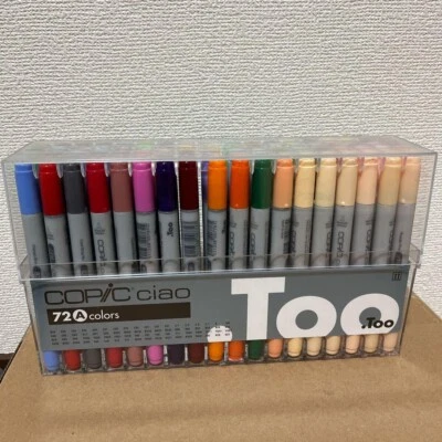 TOO Copic Ciao 72 Farben A Set Stifte Marker Farbmarker getestet alle haben Tinte JP - Bild 1 von 3