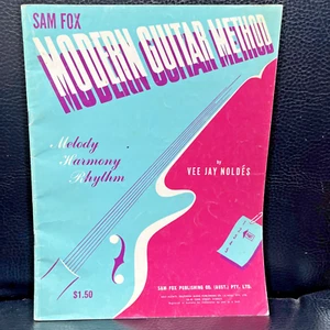 Sam Fox Modern Guitar Method Part 2 Beginner Instruction Music Book Chords Songs - Picture 1 of 10