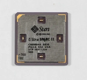 LGA Ceramic Processor - SUN UltraSPARC II - 360MHz - Picture 1 of 2