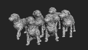 Wolfhounds Dark Realms 28 mm 32 mm - Imagen 1 de 9
