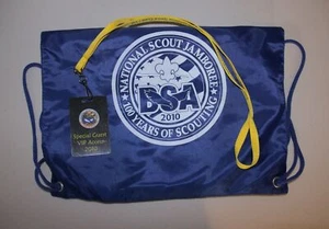 2010 National Scout Jamboree Cinch Bag and Special Guest Access Card w/ Lanyard - Picture 1 of 1