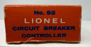 LIONEL Nº Controlador de disyuntor 92 en caja original con instrucciones - Imagen 1 de 4