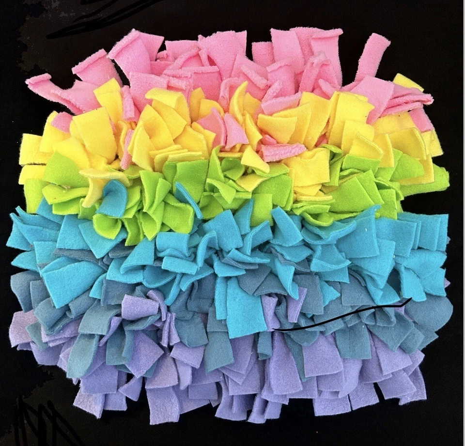 Handmade Pet Snuffle Mat For Small/medium Dogs, Cats, Rabbits, Interactive - Image 1 of 1