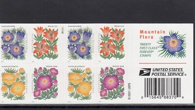 U.S. 5679b - Mountain Flora Booklet - MNH - Image 1 of 2