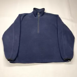 Suéter de Colección Woolrich 1/4 Cremallera Para Hombres Mediano Azul Polar Pullover Polartec Azul Marino Y2K - Imagen 1 de 19