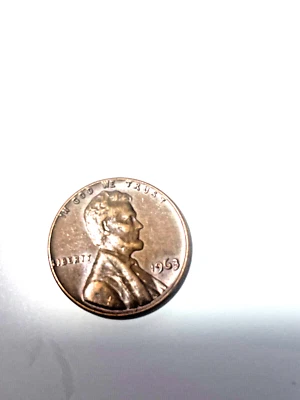 1963  Lincoln Memorial Penny Error Offset Rim-L of Liberty on Rim - Image 1 of 2