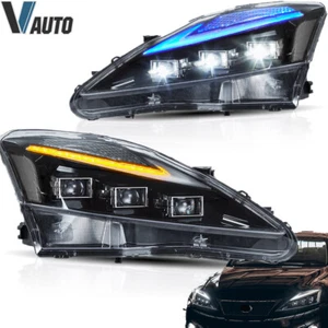 Conjunto de faros LED VLAND aptos para Lexus IS250 IS250C IS350 IS350C 2006-2013 DIESTRO+DERECHO - Imagen 1 de 13