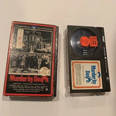 Murder by Death Betamax Tape Horror Alec Guiness Maggie Smith 1985 Comedy Movie - Image 1 of 4