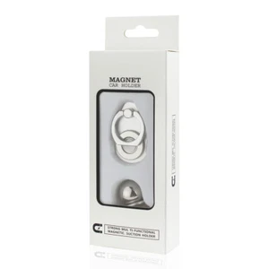 360 Degree Rotating Magnet Car Holder In Silver - Picture 1 of 6