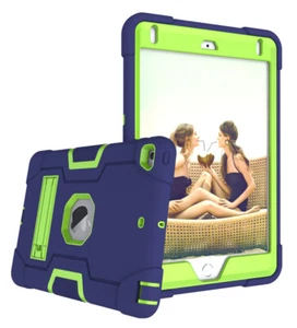 Shockproof Heavy Duty Stand Case Cover For iPad 10th/9th/8th/7th/6th/5th Gen Pro - Picture 1 of 44