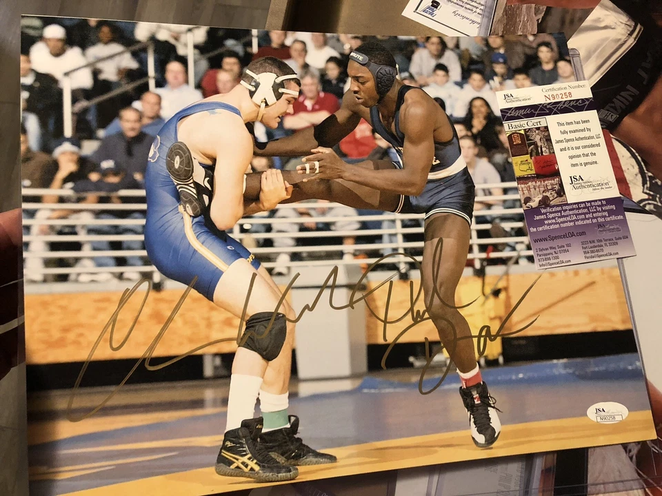 Chris Weidman Phil Davis Signed 11x14 Inscription Authentic Irish Auto JSA COA - Image 1 of 1