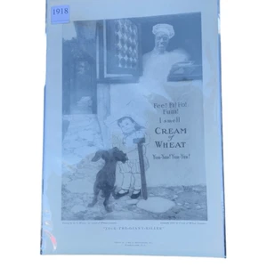 Vintage 1918 Cream of Wheat Fee Fi Fo Fum Ad Advertisement - Picture 1 of 2