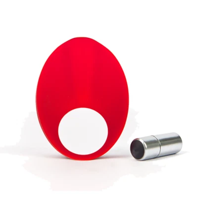 Anillo Vibrador Silicona Calibre, Reutilizable, Portátil, Bala Extraíble, Portátil Foto 1 de 4