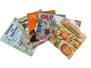 Fall Halloween Thanksgiving Picture Book Lot Read Alouds - Bild 1 von 7