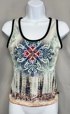 VTG So Sporty Women's Athletic Fitted Bra Tank Sport Top Graphic Medium Y2K USA - Image 1 of 4