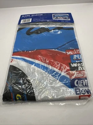 New Vintage 90’s NASCAR Mark Martin #6 Flag Roush Racing 3’ X 5’ NOS Sealed - Image 1 of 4