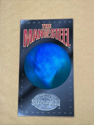 1994 SKYBOX SUPERMAN PLATINUM #SD3 SKYDISC HOLOGRAM MAN OF STEEL - Image 1 of 2