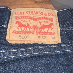 LEVIS STRAUSS JEANS W 32L 34 - Picture 1 of 7