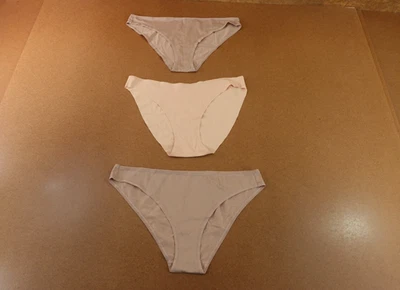 Трусики женские Everlane размер XL Muti нейтральные легкие из хлопковой смеси 3 штуки новые - Изображение 1 из 4