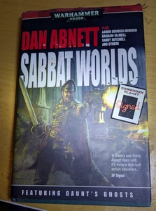 Sabbat Worlds Anthology Dan Abnett (Signed) 40k Hardback Novel - Imagen 1 de 5